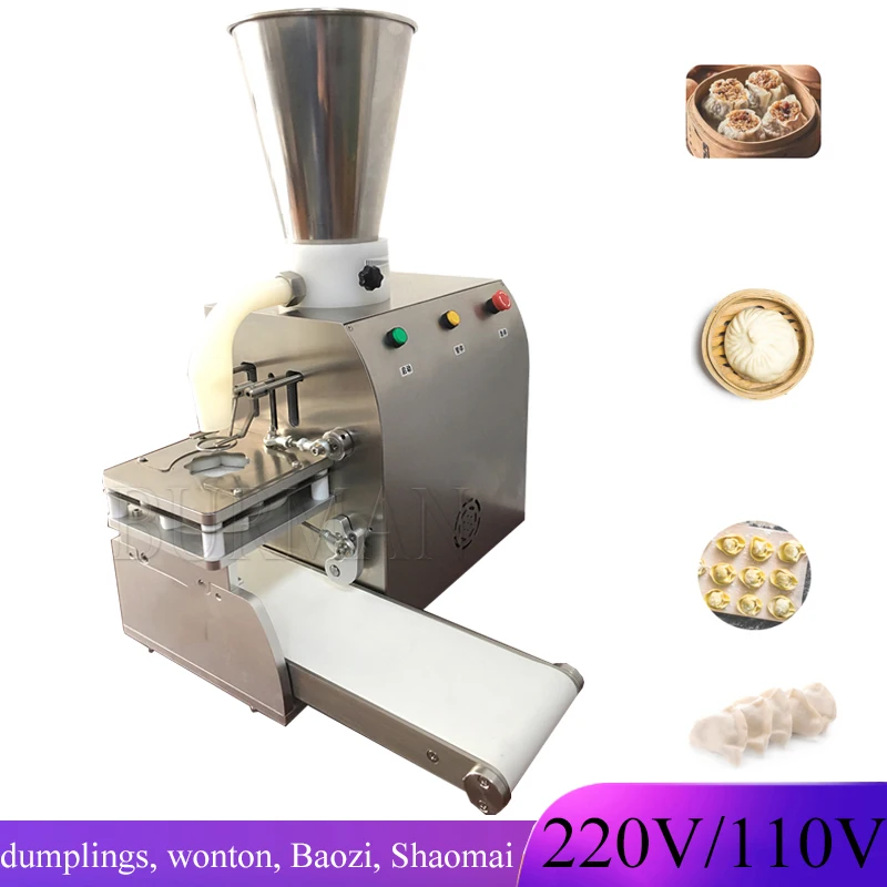 Semi Automatic Dumpling Wonton Making Machine Steamed Stuffed Bun Shaomai Maker Stainless Steel