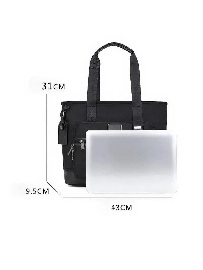 Men's Modern Work Bag - Sleek Nylon Briefcase in a Slim Design  for Business & Travel 2223309