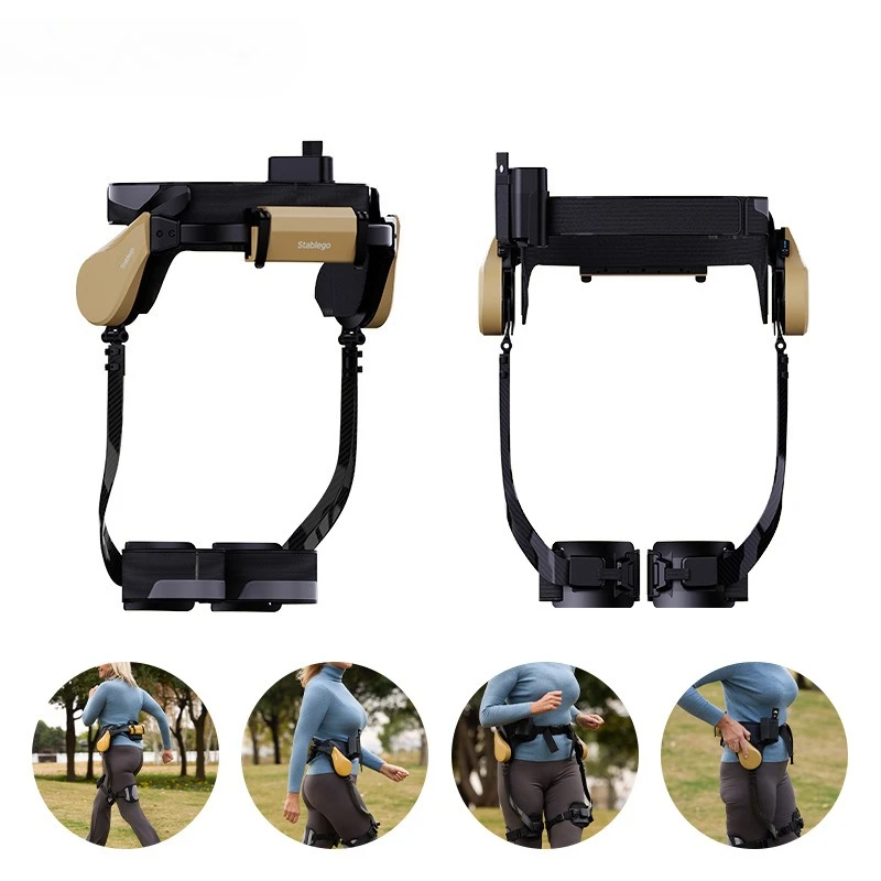 Intelligent walking robot elderly assisted rehabilitation mountaineering adjustable mobile exoskeleton robot