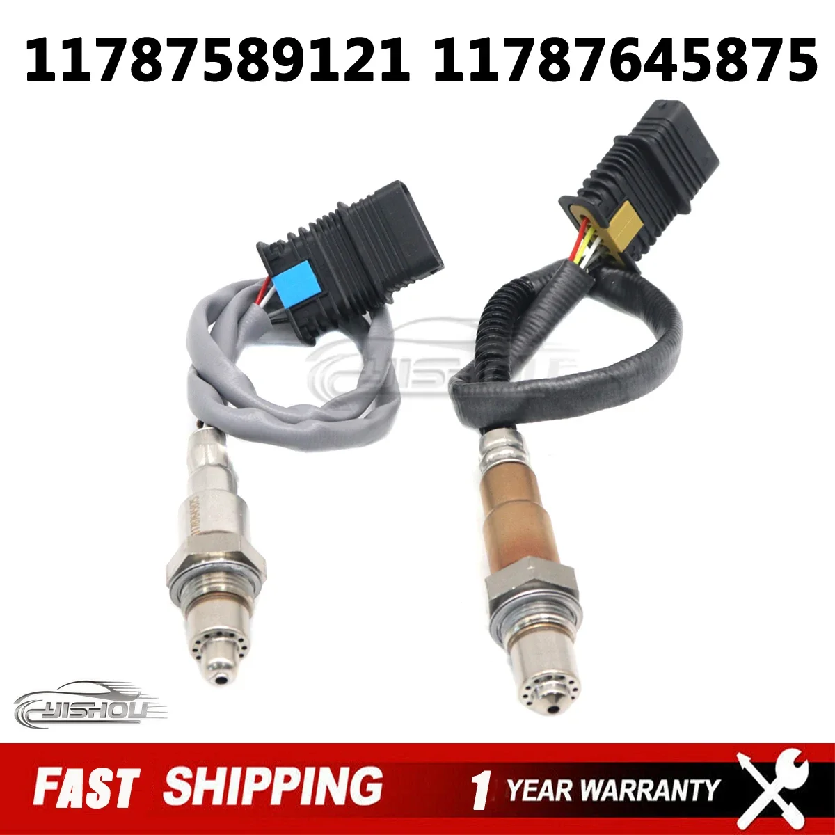 

11787589121 11787645875 2PCS Upstream&Downstream O2 Oxygen Lambda Sensor For BMW X4 X6 2016 0258027029