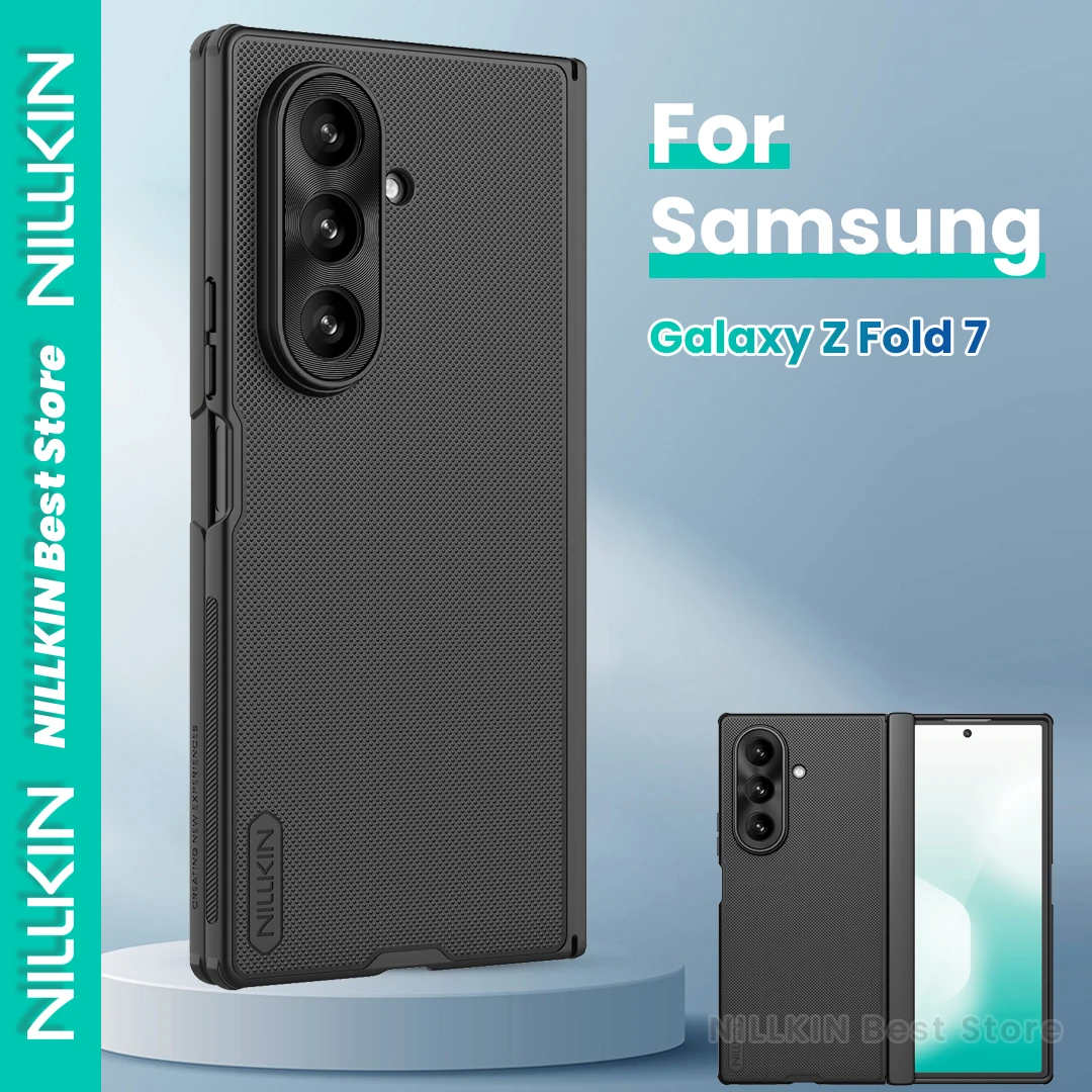 

Чехол Nillkin для телефона Samsung Galaxy Z Fold 7, чехол с текстурой объектива с тонким отверстием, защитный полный чехол, противоударный, устойчивый к истиранию