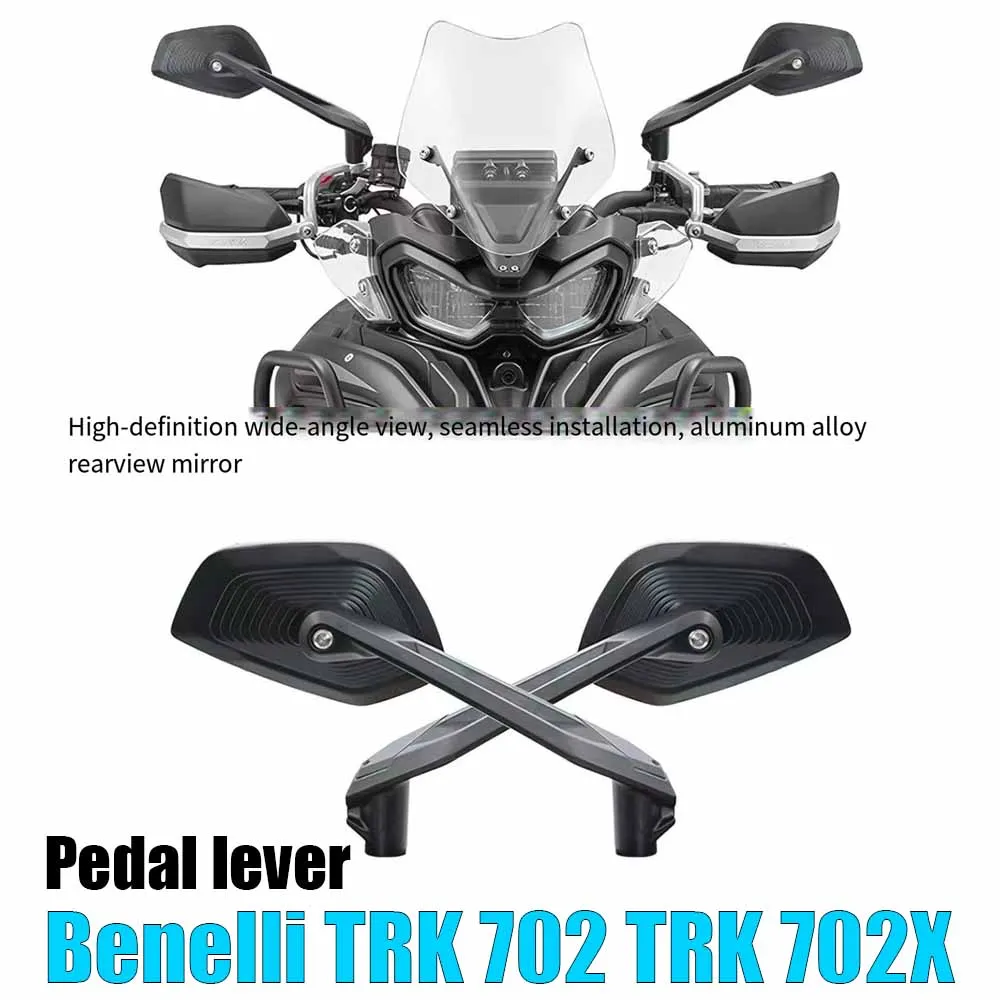 For Benelli TRK 702 TRK 702X Retrofitted rearview mirror with high-definition and wide-angle view for reversing