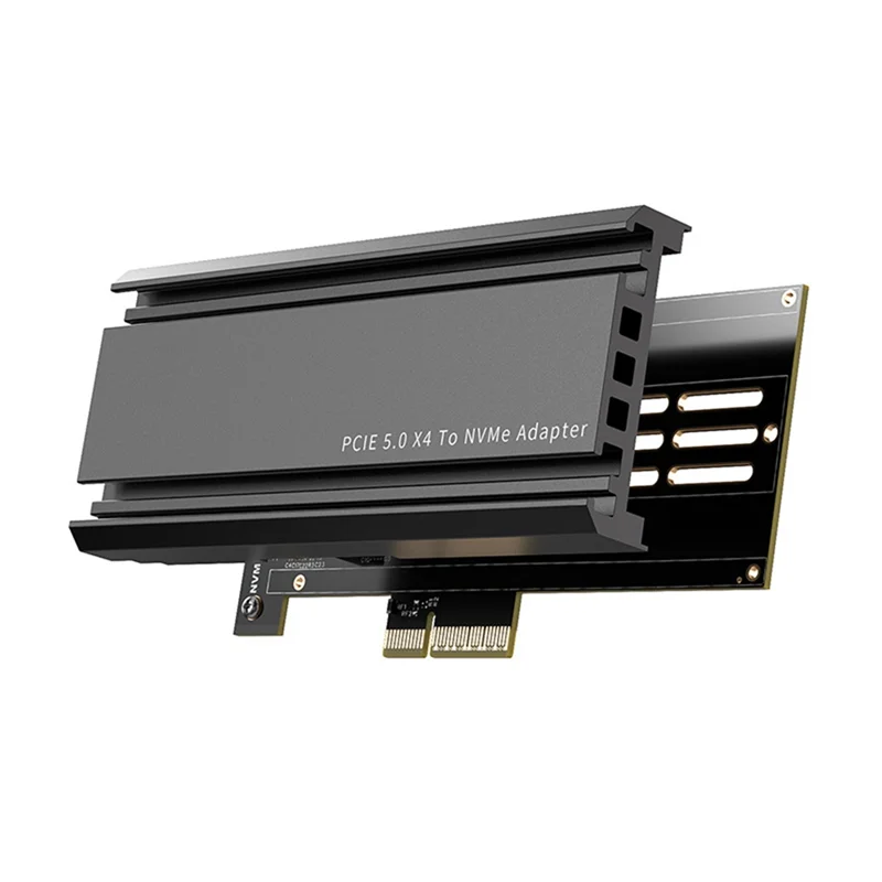 

Well Made-PCIE 5.0 4X SSD Converter PCI-E 5.0 X4 NVME Adapter Pcie Nvme SSD Adapter For PC Computer