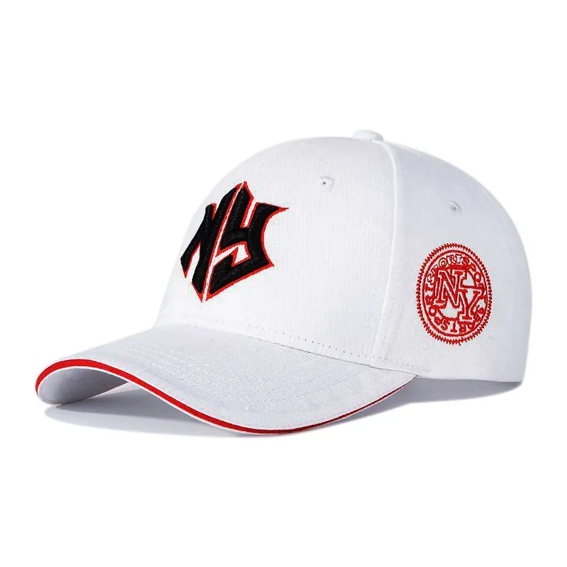 عالية الجودة قبعة بيسبول رسالة نيويورك المطرزة Snapback قبعة للرجال النساء قبعة الشمس ربيع الخريف في الهواء الطلق الهيب هوب المجهزة قبعة #6