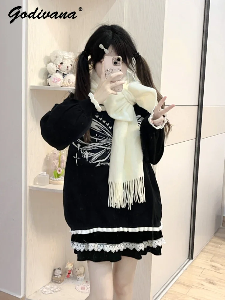 Original New Winter Cute Girls Bow-free Scarf Solid Color Soft Warm Cashmere Student Female Tassel Fur Ball Scarf for Women