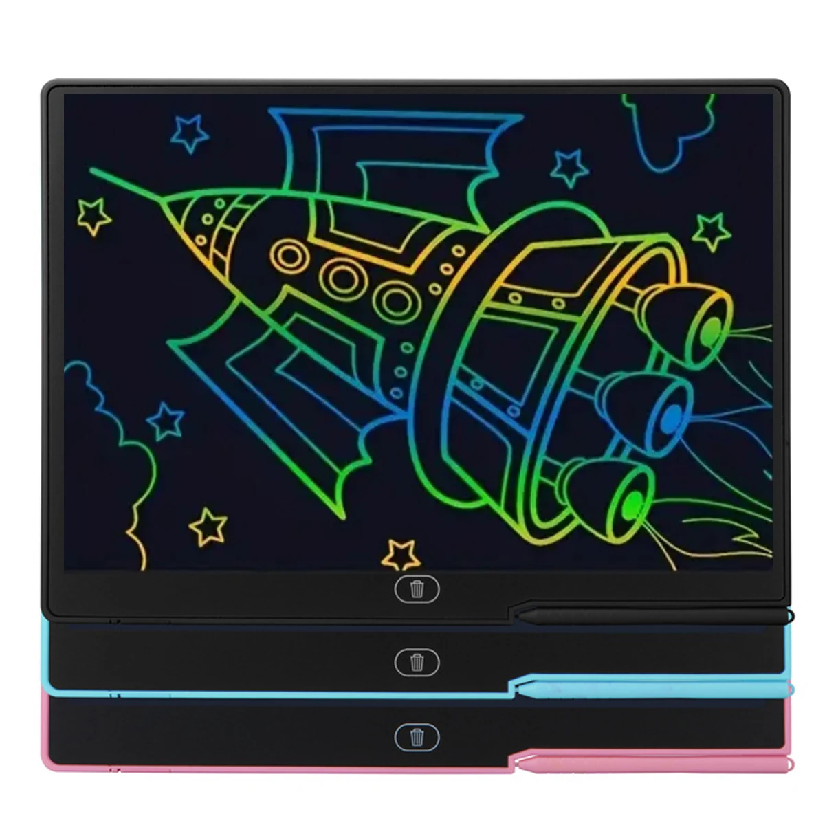 1pc 16-inch LCD Writing Tablet Color ScreenDoodle Board Writing Tablet EducationalChristmas Birthday Gift