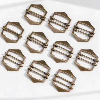

10 шт. Простые элегантные латунные пряжки для ремней костюмов, регулируемые пряжки для поясов, пальто, курток, костюмов, одежды, модные застежки