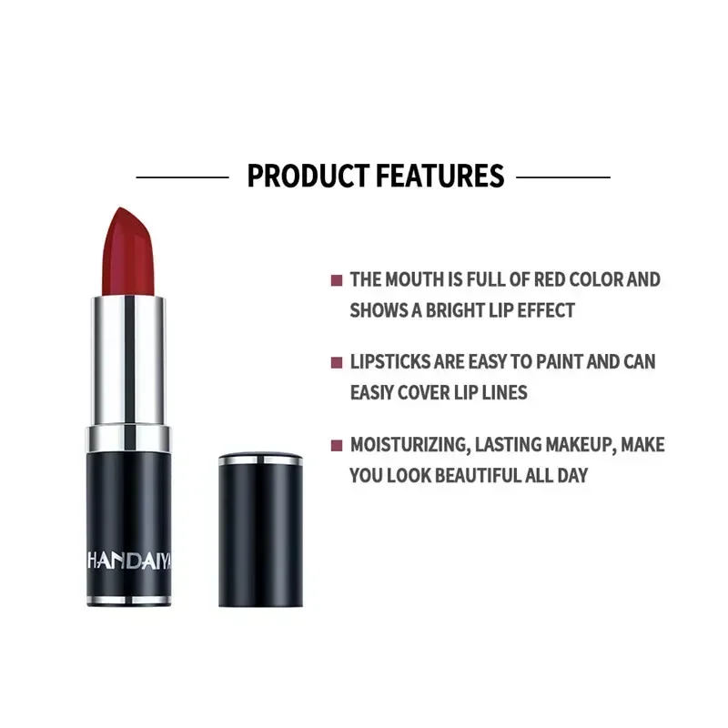 12 Colors Matte Velvet Lipstick Lip Gloss Long Lasting Non-marking Red Sexy Waterproof Liquid Lipsticks Lip Makeup Cosmetic Nude