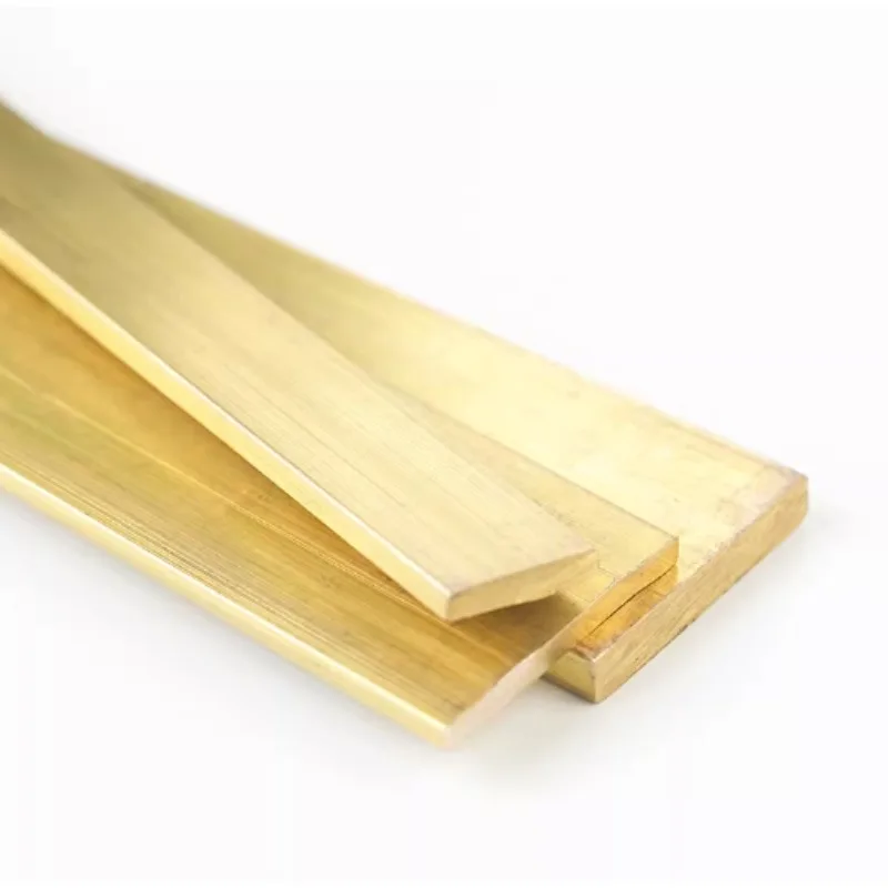 Brass Flat Bar Metal Plate Strike Thick 3mm-20mm Copper Rectangular Solid Metal Sheet Width10mm-50mm Length100mm-500mm