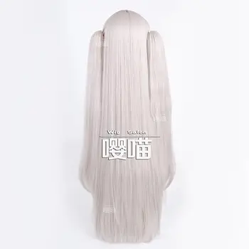 高品質動漫碧藍航線哈爾福德兔女郎cosplay假髮長款特殊顏色動漫假髮耐熱假髮+假髮帽 8 最佳銷售 碧藍航線cosplay - №3