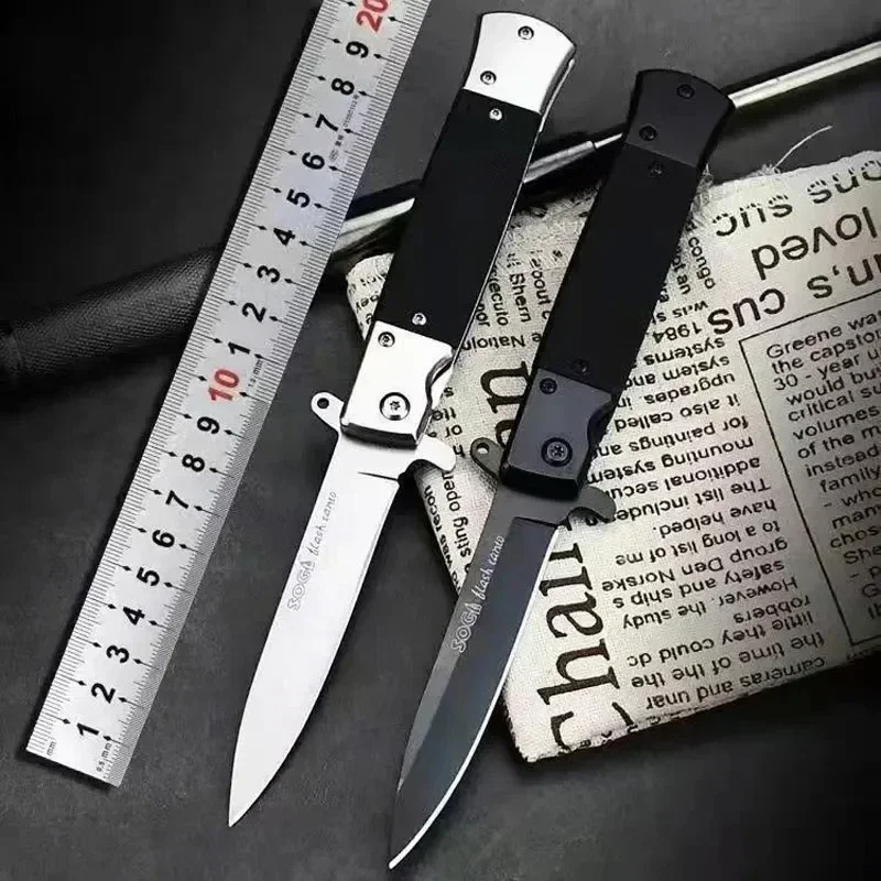 Portable Outdoor Foldable Stainless Steel High Hardness Multi-Purpose Quick Opening Knife for Safety
