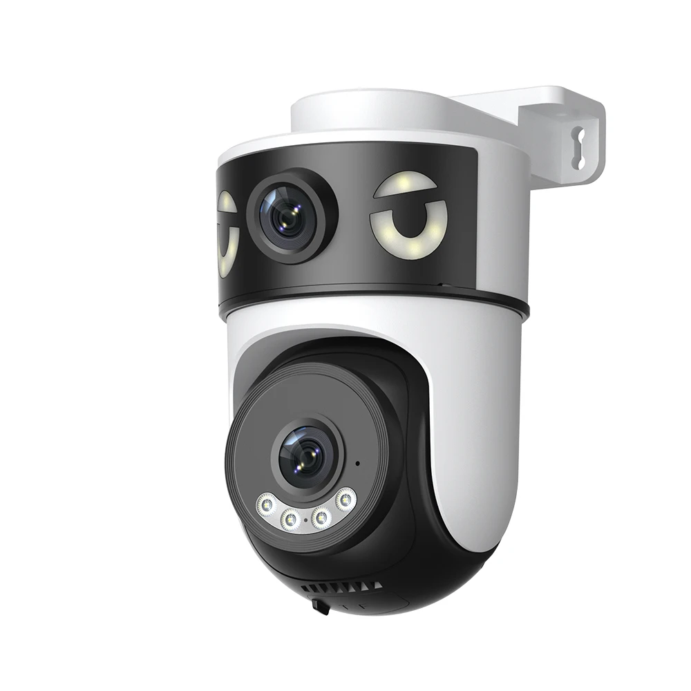 10mp 5k lente dupla ptz wifi câmera tela dupla 8mp ai detecção humana rastreamento automático sem fio câmera de vigilância ao ar livre IP O-KAM