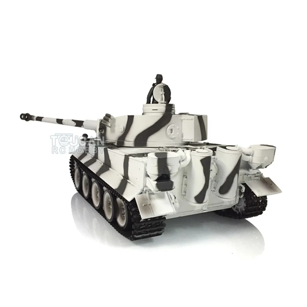 Henglong RC Tank 1/16 3818 7,0 plástico alemán Tiger I RTR RC tanque barril retroceso 2,4G tanque de Control remoto BB Pellets RC modelo de juguete