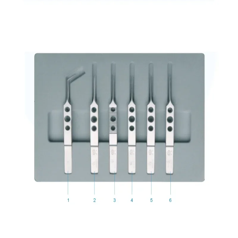 Ophthalmic Instrument Ophthalmic Surgery Sets Micro Surgical Forceps Set For Intraocular Lens Implantation