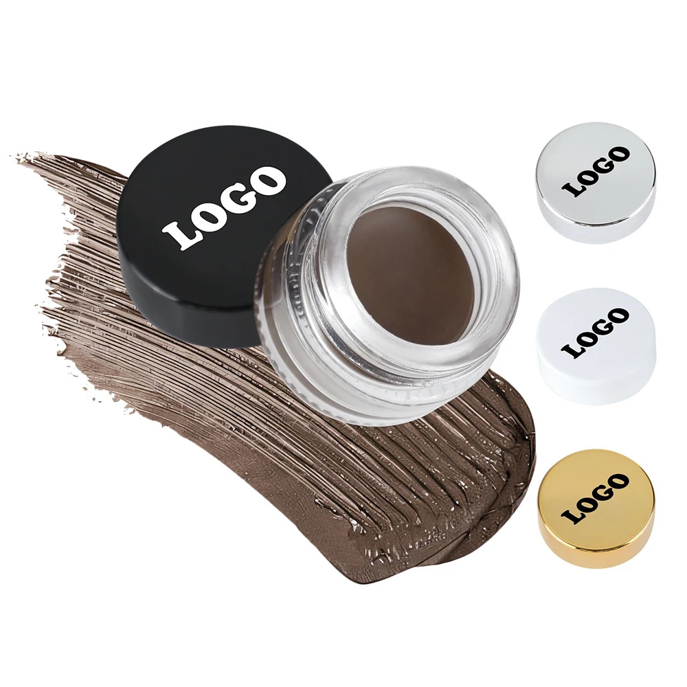 Private Label 7g 10-Color Eyebrow Cream Waterproof Sweat-proof Long-lasting Natural Custom Logo Makeup Wholesale Cruelty Free