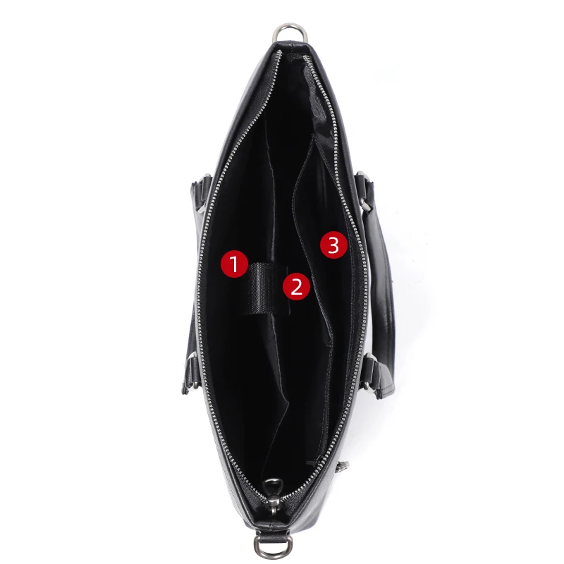 Nuovi uomini valigetta borse per computer portatili borsa in vera pelle borsa a tracolla per notebook da uomo borsa a tracolla sottile valigetta da lavoro