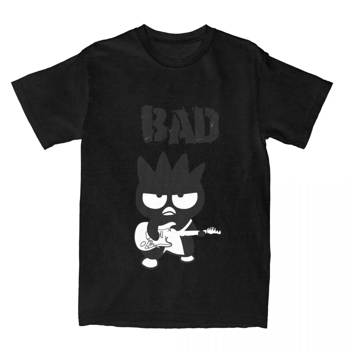 

Bad Badtz Maru T Shirt Vintage Short Sleeve Casual Cotton T-shirt Streetwear Amusing Harajuku Daily Leisure Hip Hop Unisex Tops