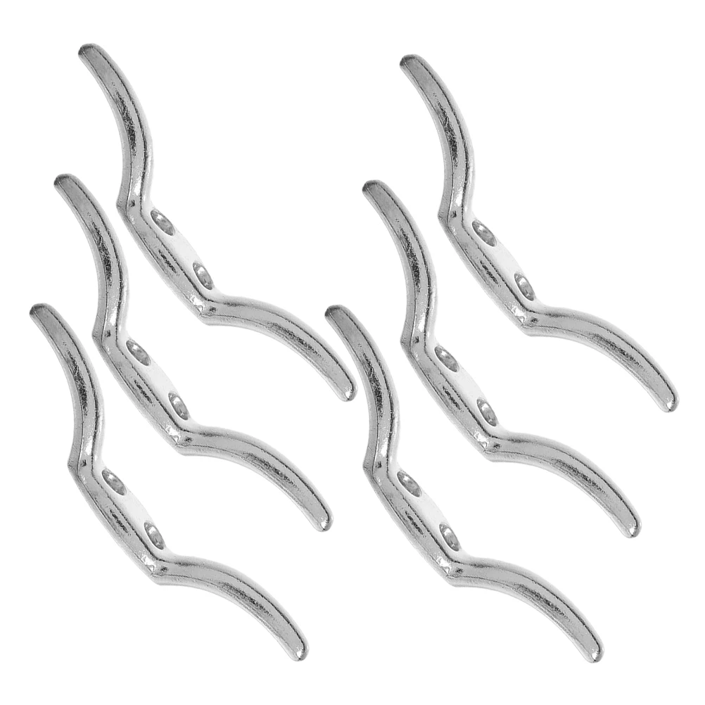 6 قطعة سلك نافذة أعمى المرابط حوامل سلك أمان معدنية لمسة نهائية ناعمة لغرفة النوم وغرفة المعيشة والحمام وغرفة الدراسة