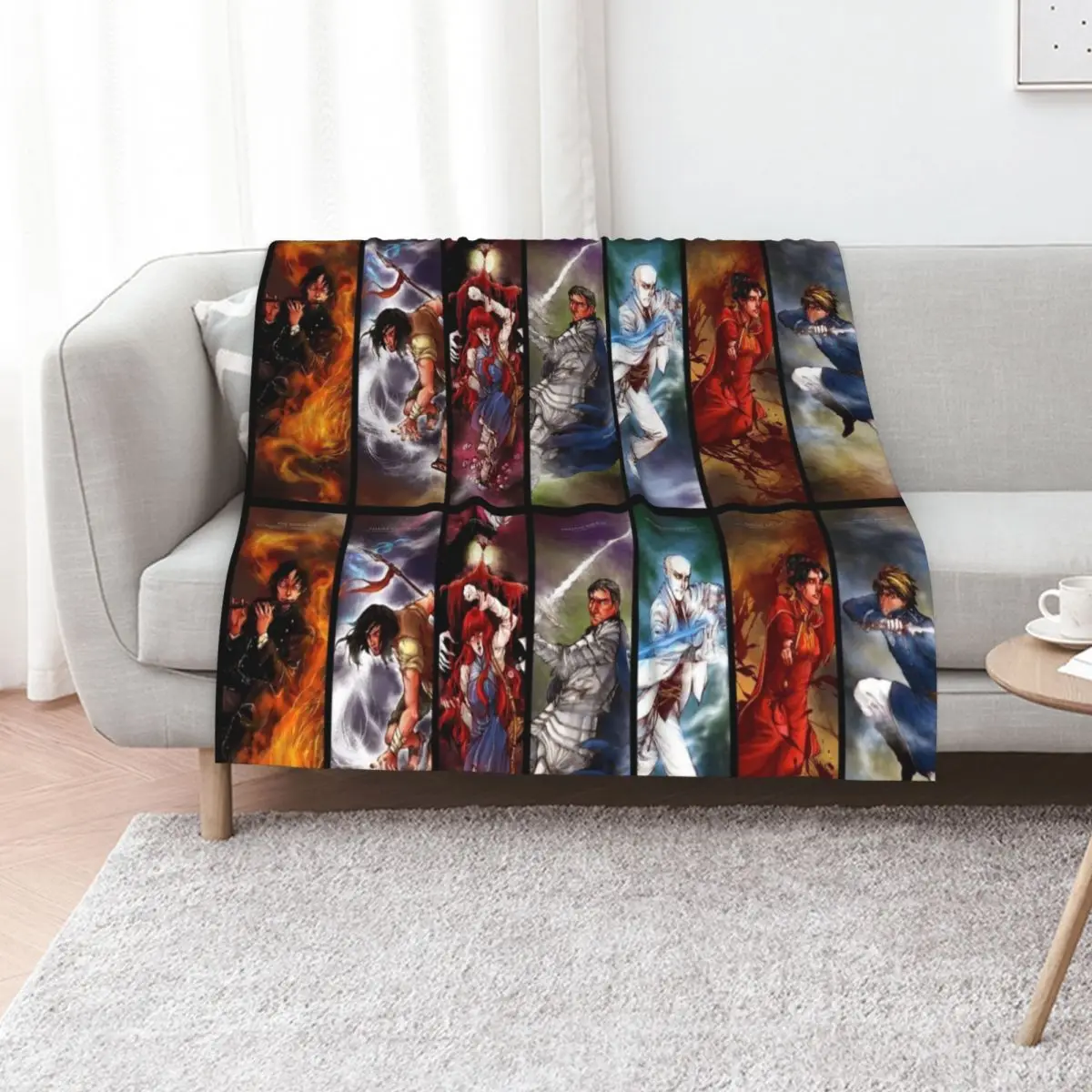 

The Stormlight Archive Epic Fantasy Novel 2022 By Brandon Sanderson Character Fanart Collage Throw Blanket for winter Blankets