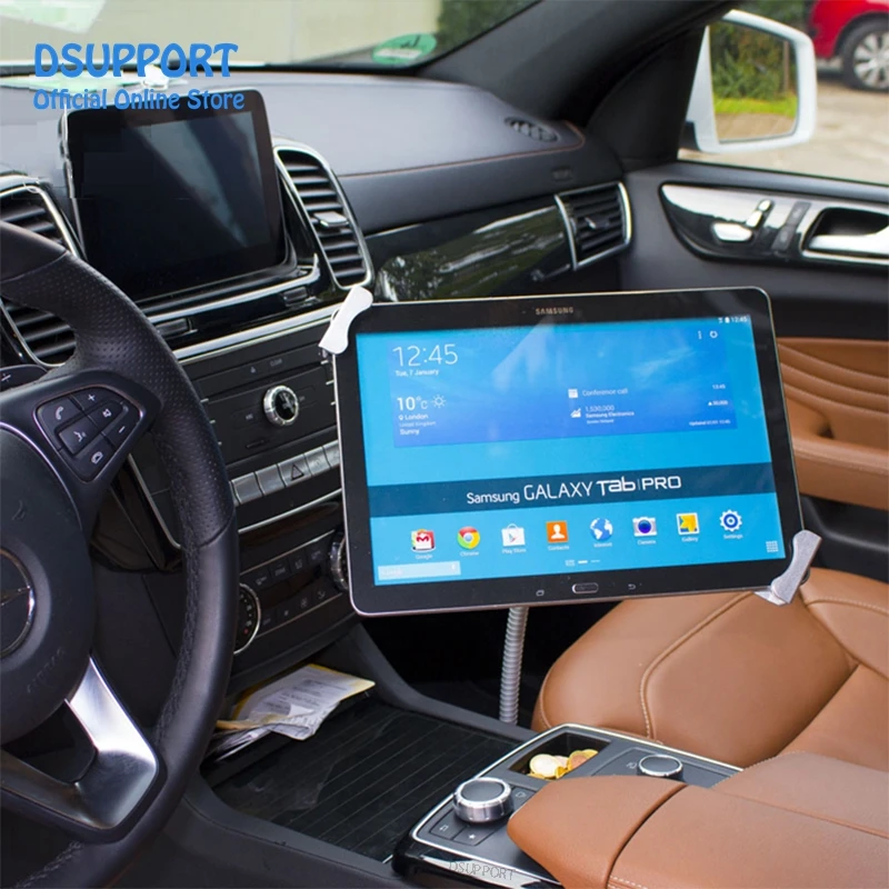 Suporte de tablet universal anti-roubo, para tablet de 7 a 13 polegadas, com bloqueio, suporte cilíndrico, para tablet