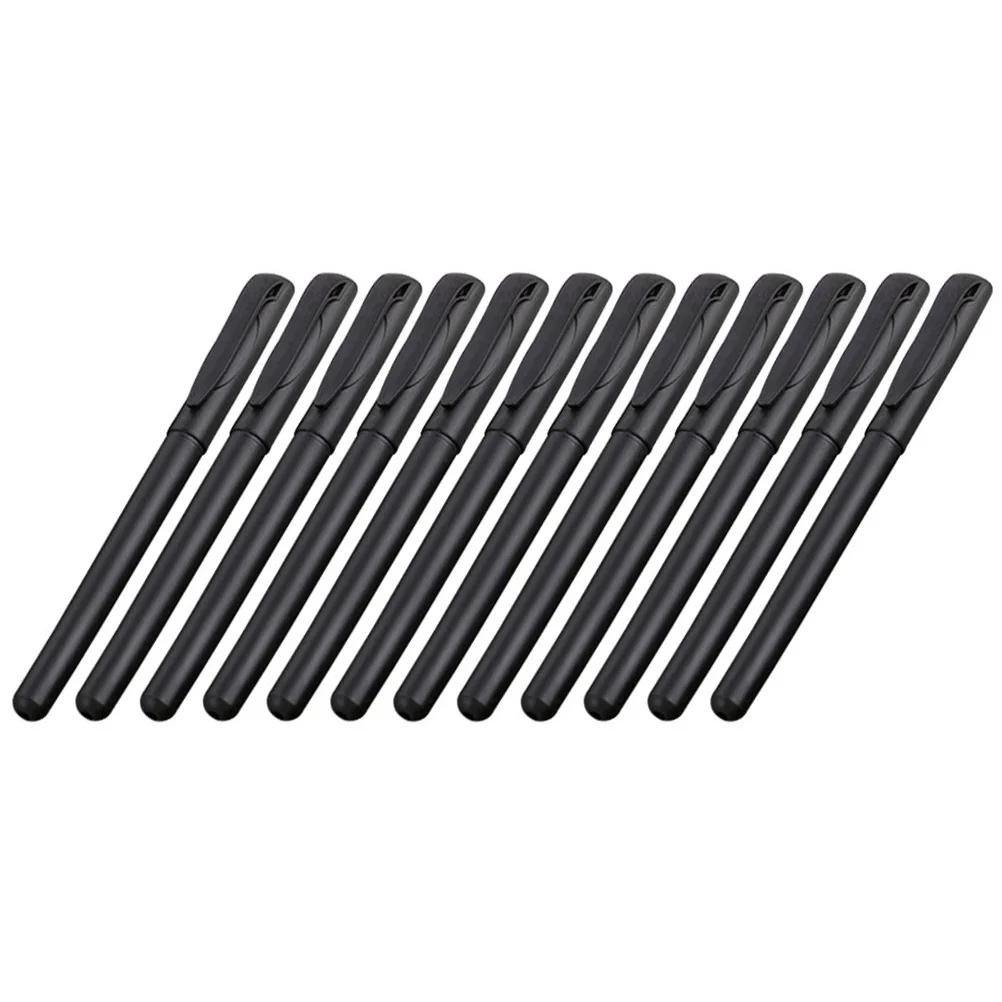 

100 шт. пустые держатели для гелевых ручек, черные корпуса для ручек для студентов, школьные принадлежности, практичные канцелярские принадлежности