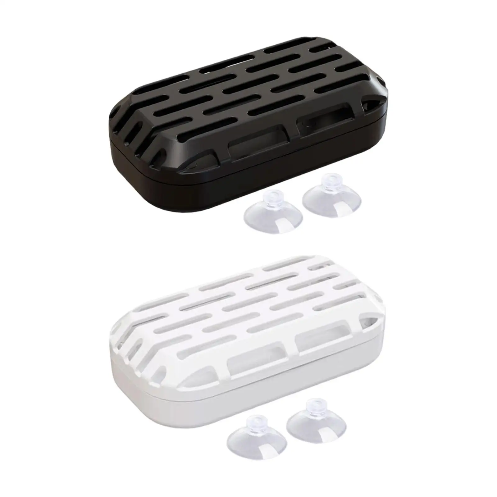 Colector de excrementos de tanque de tortuga, suministros de terrario para mascotas, inodoro con ventosas, recolector de restos para animales pequeños, ranas, conejillo de indias