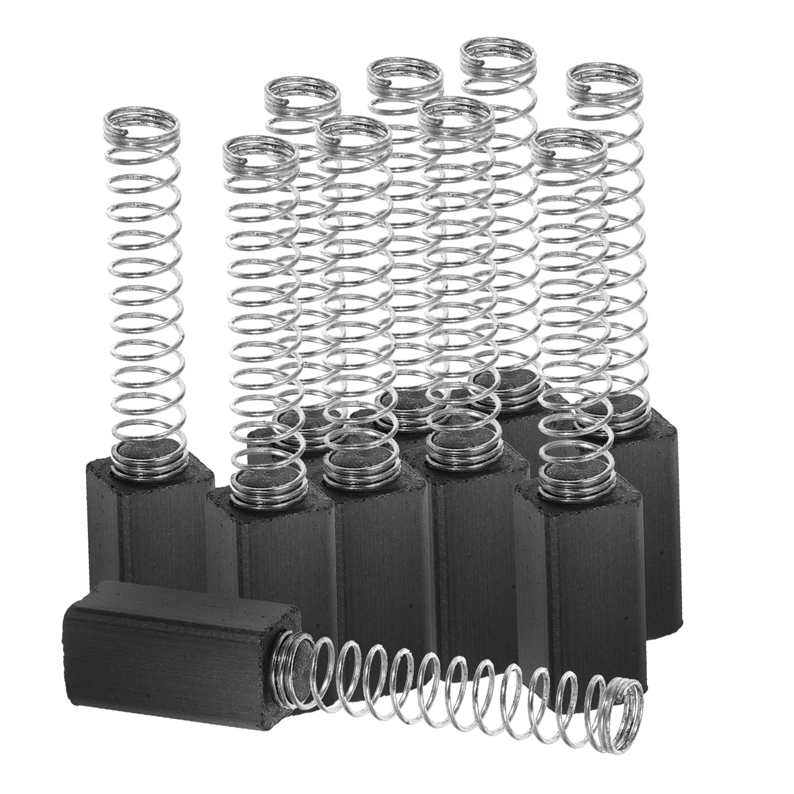 10 шт., швейная машина, угольная щетка для ремонта небольших двигателей, аксессуары для электроинструментов, оверлок, шлифовальная машина, лобзик, дрель, электрическая