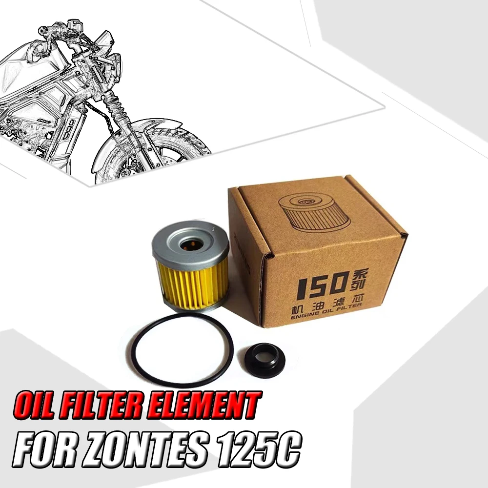 

New model For ZONTES 125C C125 125 C Motorcycle Air Filter Element Oil Filter Element Original Accessories