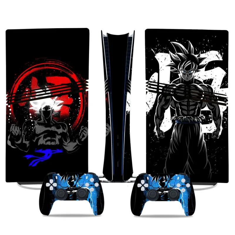 أنيمي جوكو التنين الكرة PS5 برو الرقمية الجلد ملصق غطاء غبار ل بلاي ستيشن 5 برو وحدة التحكم الرقمية تحكم طبقة الديكور