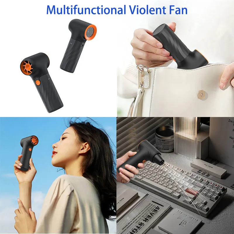 

Высокоскоростной струйный вентилятор, 130000 об/мин, многофункциональный жестокий вентилятор, 3 насадки, инструменты для чистки автомобильной клавиатуры, перезаряжаемый мощный пылесборник