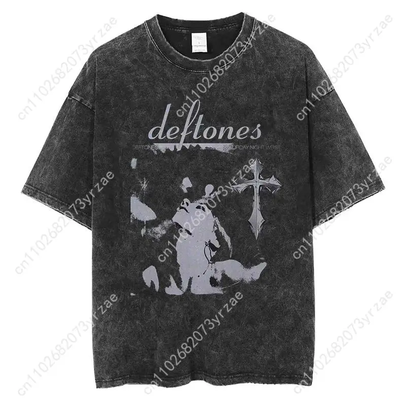 

Deftones новая футболка в стиле хип-хоп в стиле ретро для мужчин и женщин, хлопковая модная футболка высокого качества с короткими рукавами, мягкие дышащие топы