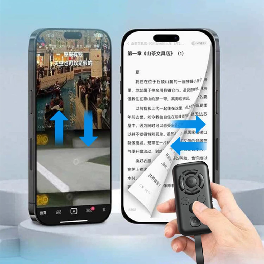 ل Tik Tok سماعة لاسلكية تعمل بالبلوتوث المحمول Selfie كسول الموسيقى فيديو التحكم عن بعد الهاتف المحمول وحدة تحكم بلوتوث لجميع آيفون