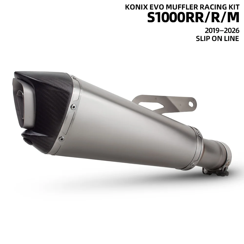M1000RR Exhaust Muffler For BMW S1000RR M1000-RR 2019-2026 S1000R M1000R 2021-2026 Motorcycle Exhausts Slip on Line Pipe