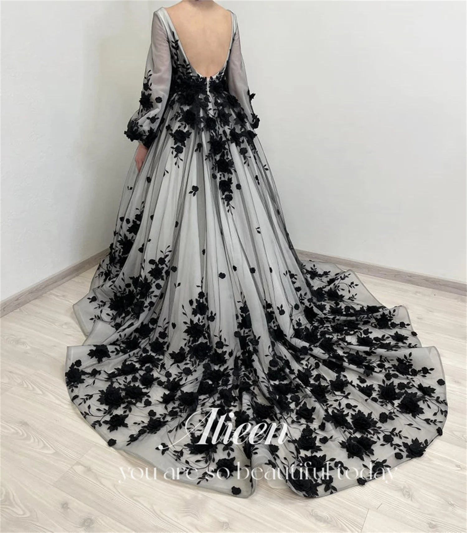 Aileen-vestido de novia personalizado de encaje, vestidos de fiesta elegantes y regordetes para mujer, Gala de noche, graduación, lujoso, largo, 2024