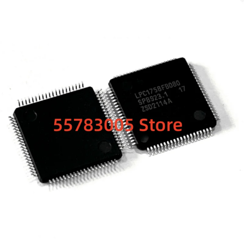 5PCS New LPC1756FBD80  QFP80 Microcontroller chip IC