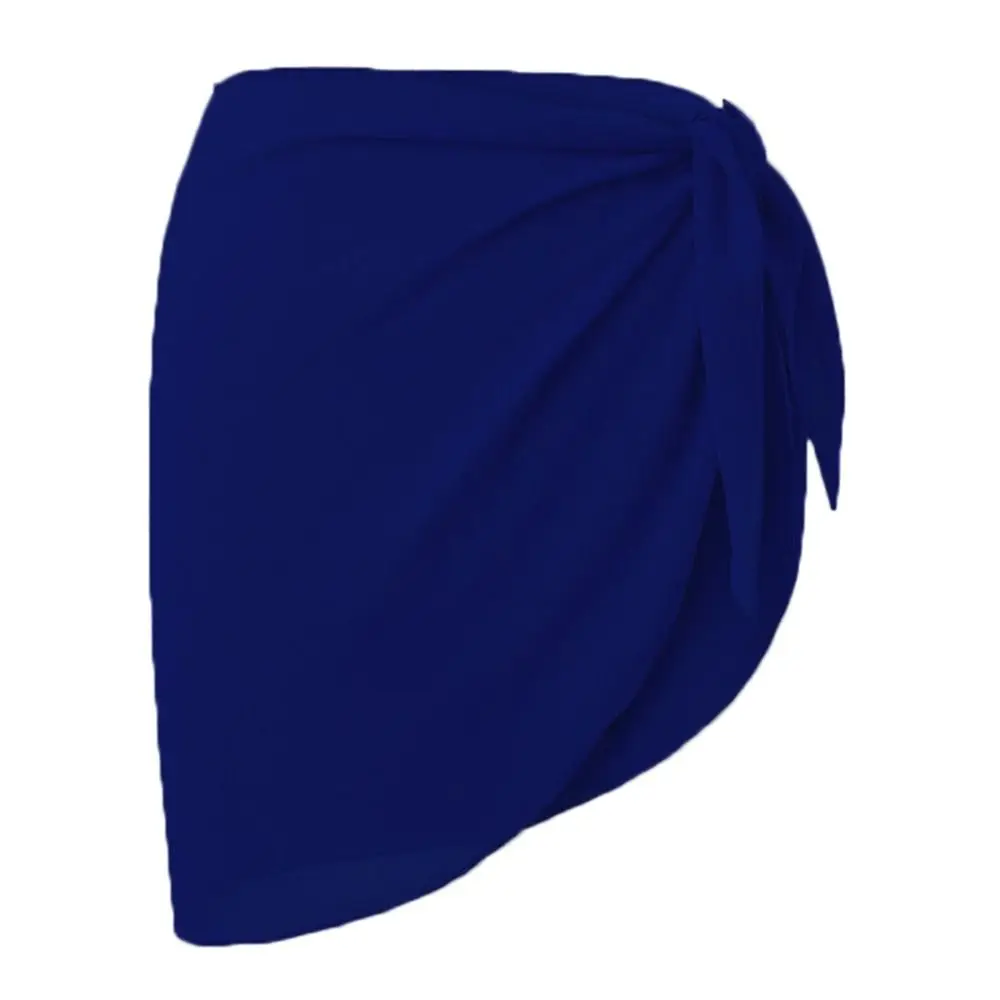 Chiffon Material Beach Dress Short Length Sheer Fabric Swimsuit Coverups UPF Protection Wearable Design Bikini Cover Ups