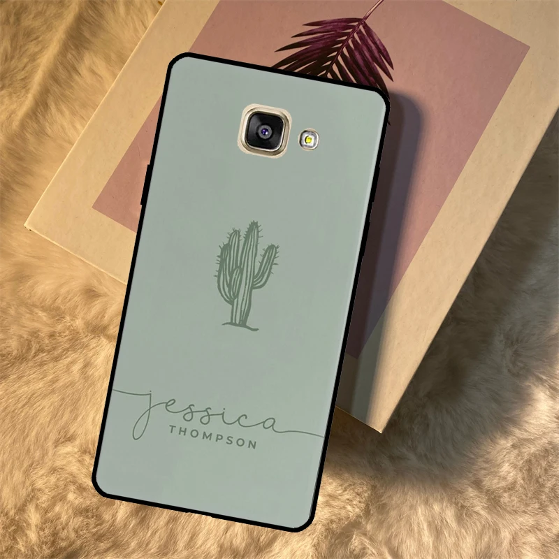 مخصص الكواكب الصبار الأفوكادو اسم غطاء لسامسونج غالاكسي A6 A7 A8 A9 J8 J4 J6 زائد 2018 J7 J5 J3 2016 A5 A3 2017 الغطاء الخلفي