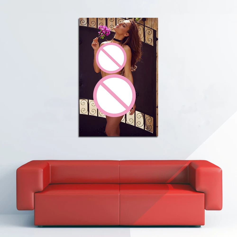 Beautiful Girl Canvas Painting Wall Art Poster & Print Home Decor Items Illustration Bedroom Decoration Aesthetic