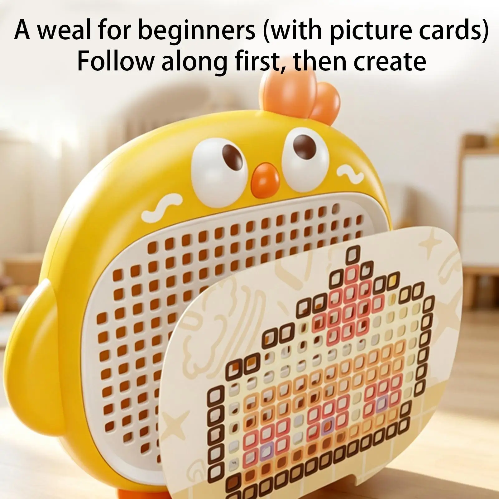 Mushroom Peg Puzzle Fun Sensory Early Learning Educational Toys Mushroom Nails Pegboard For Kids Preschool Daycare Indoor