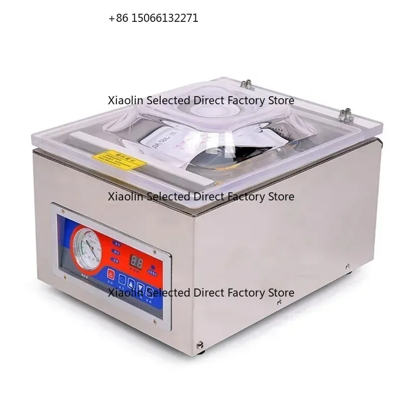 DZ-260C Large Vacuum Sealer Food Saver Bags Rice Plastic Bag for Meat Packing Storage Machine