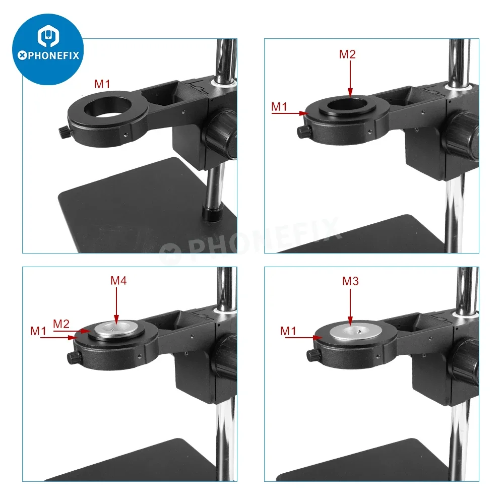 Pierścień Adapter obiektywu 35mm do 74mm mikroskopowa kamera mocowanie obiektywu 10A 120X/300X/180X C do mikroskopowa kamera cyfrowy mikroskop wideo