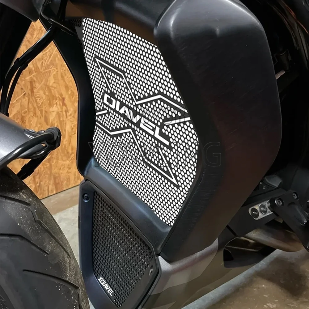 

For Ducati XDiavel S XDiavelS 2016 ~ 2022 2023 2024 2025 Motorcycle Radiator Guard Protector Grille Grill Cover Oil Cooler Guard