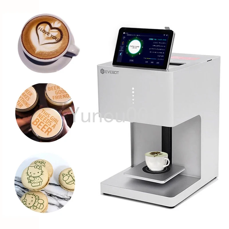 Latte Art Printer Coffee Food Printer FM1/FT4 Edible Ink Cartridge for Cake Decoration