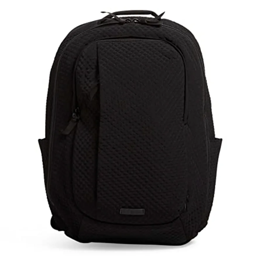 

Women's Microfiber Large Travel Backpack Travel Bag Classic Black One Size
