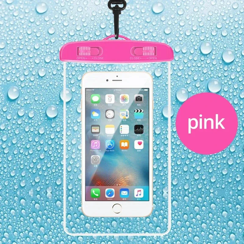 IPX8 waterdichte universele telefoonhoesjes waterdichte tas zwemmen telefoon beschermhoes PV cover voor iPhone 15 14 Samsung Oppo Vivo