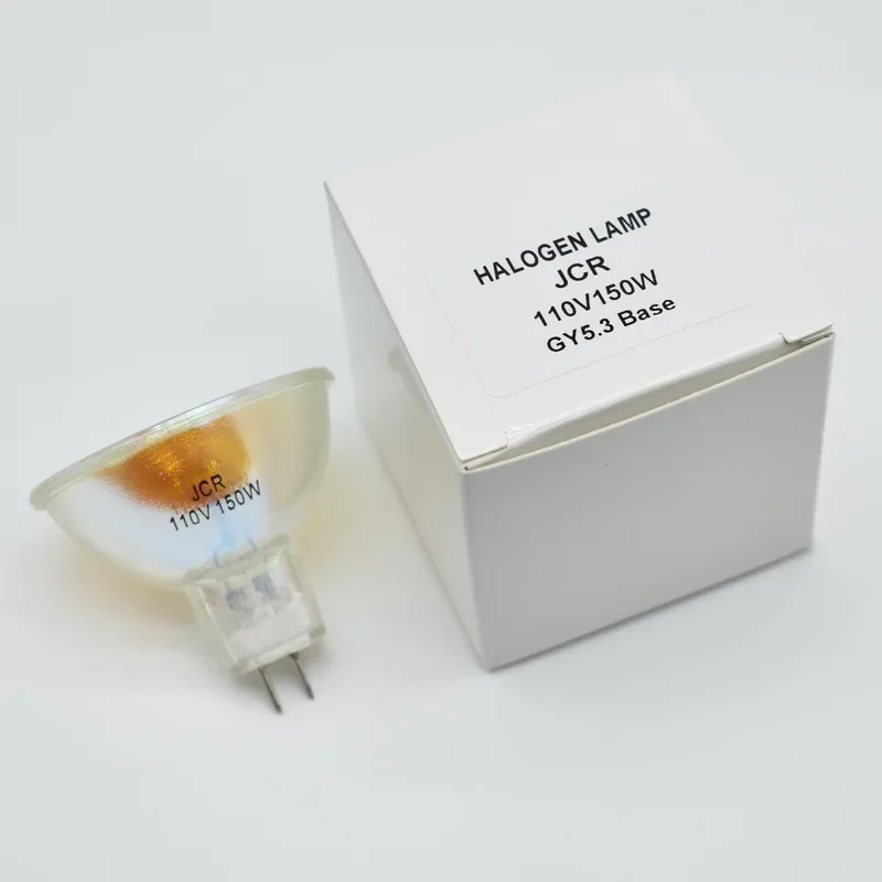 JC110V150W Projector Light Bulb 110V 150W MR16 JCR110V150W,SHOFU Solidilite Curing Lamp Base GY5.3 FLAT PINS