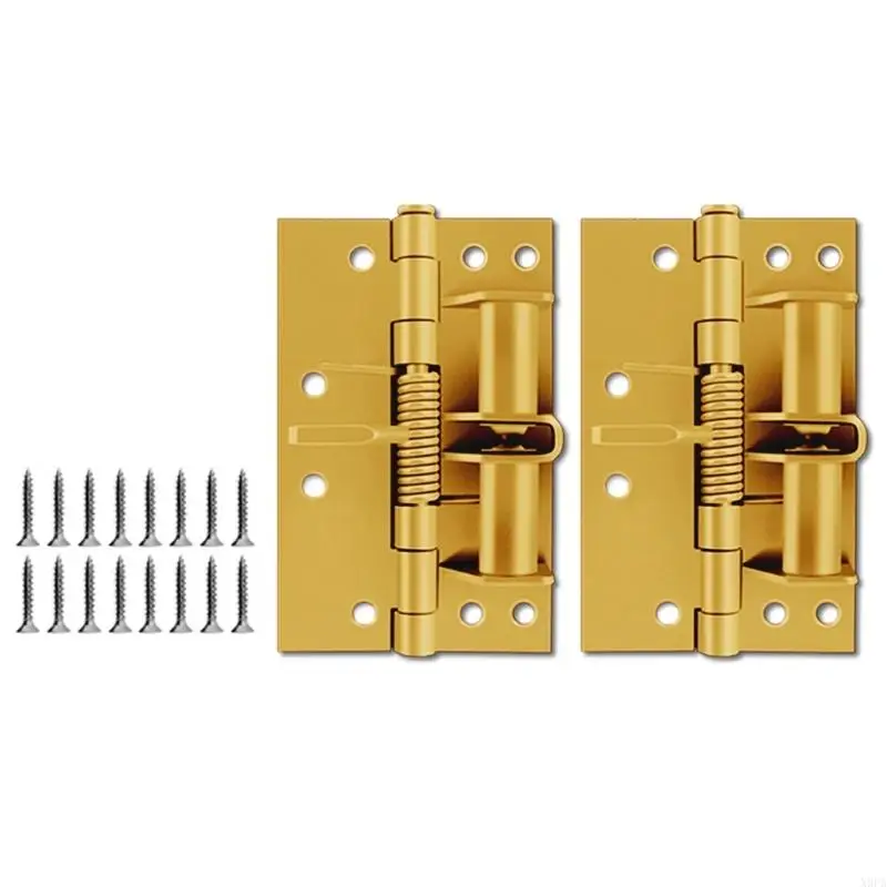 

X9FA 2Pieces Adjustable Spring Hinges for Convenient and Safe Door Operations