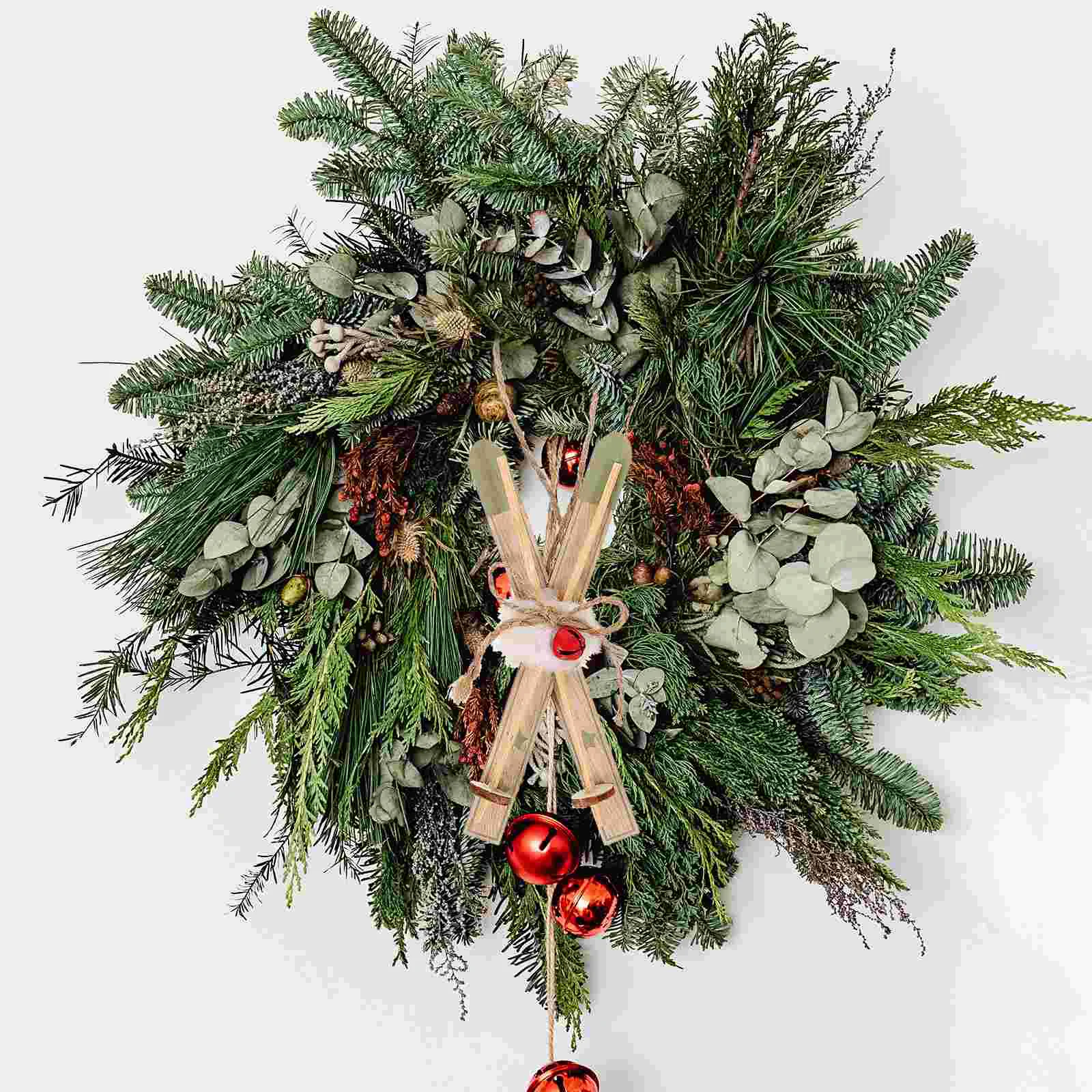 北欧のクリスマスのそりの装飾品,ヴィンテージの装飾モデル,木製のサンタの装飾,屋外の休暇