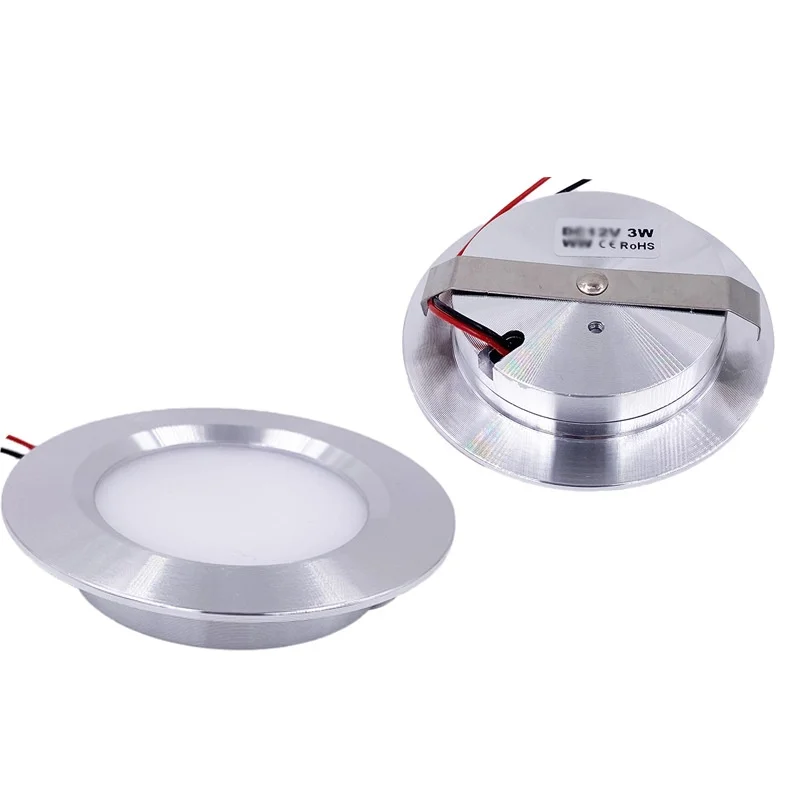 Embedded LED tube lights, display cabinets, kitchens, ultra-thin LED ceiling lights, 3W, 5W 12V mini LED bulbs, spotlights, stai