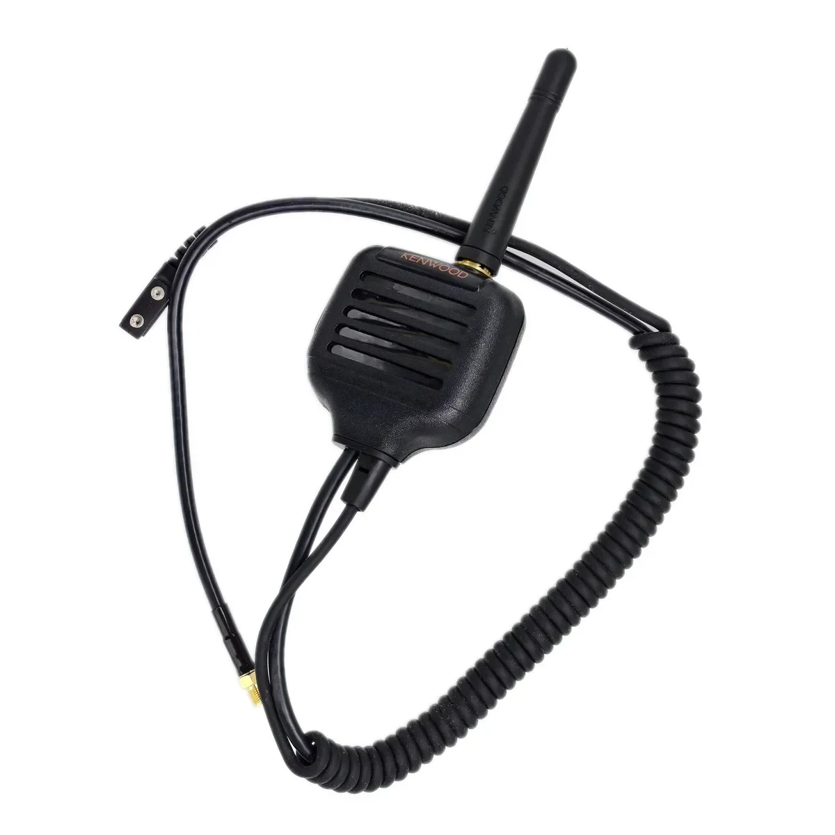 Shoulder PTT Microphone Speakers with SMA Female Antenna for TYT BaoFeng KENWOOD Series HAM Radio Interphone Mic